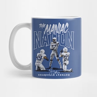 Shaquille Leonard Indianapolis Maniac Nation Mug